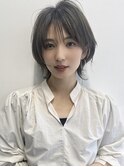 ひし形くびレイヤーウルフ ショートウルフ ウルフカット