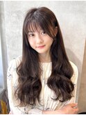 《Agu hair》透け感暗髪リバース巻×numberA.ベースケアミルク