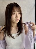 【222澤口】レイヤーロング×グレージュカラー