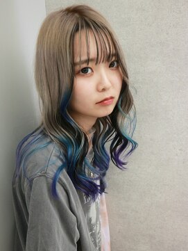 ヘア サークル ジープ 石井店(hair circle geep) ハイトーングラデーションカラー