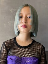 キャロルガーデンズ ボコカ 表参道(Carroll Gardens bococa)&nbsp;くすみカラー/ボブ/水色