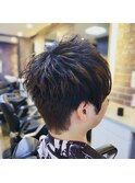 決めすぎないラフなランダムショート【メンズカット】