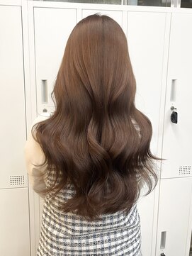 アリュウル 表参道(ALLURE) 大人可愛い艶カラー＊ミルクベージュ/ブリーチ無しカラー