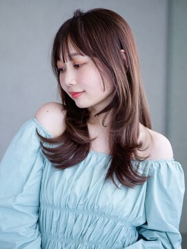 アルバム 池袋(ALBUM) くすみベージュ透明感カラーオリーブカラー秋色小顔_F50143