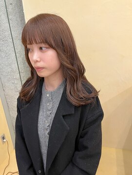 スニュウ(snuw) 【snuw_ayano】韓国風巻き/マロンベージュ/レイヤーカット