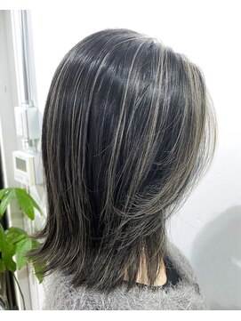 ウルヘアー 緑地公園(ulu hair) 地毛ハイライト