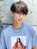 韓国マッシュウルフ緩めシャドウパーマルーズパーマ20代原宿