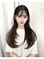 アマトウキョウ アユンチェ(AMA TOKYO×AYUNCHE) 前髪顔まわり韓国ヘアレイヤーカットサイドバンク2wayバンク韓国