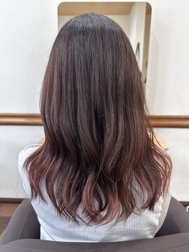 キャティドゥ(CATYdeux) ナチュラルウェーブ×ピンクカラー