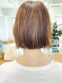 イチエ(ICHIE)&nbsp;切りっぱなしボブスタイルが人気です。ブリーチなしカラー