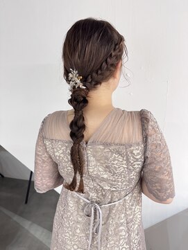 シアー(siar) 結婚式 お呼ばれヘアー ヘアアレンジ ヘアセット 二次会ヘア