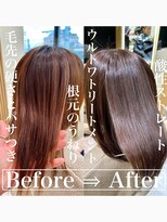 コンティロミー(CONTI ROMMY.)&nbsp;ウルトワトリートメントココアブラウン髪質改善☆20代～50代