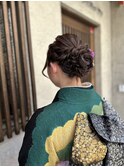お花シニヨン