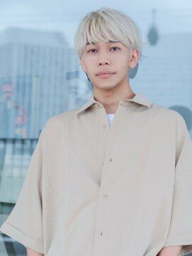 エムスラッシュ 横浜元町店(M.SLASH) ■ハイライトカラー/ホワイトアッシュ/メンズカット/元町13