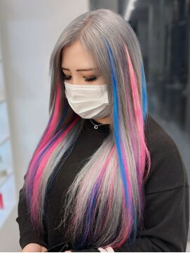 ラピステン 福岡天神 大名店(Lapis) シルバー/ハイトーン/エクステ/エクステハイライト/ギャル