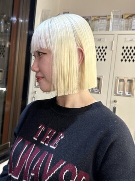 ソソ(soso) ボブ/レイヤー/ミルクティーベージュ/メンズ/20代