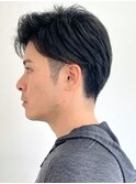 ビジネススヘア ツーブロック アップバング 刈り上げ バーバー