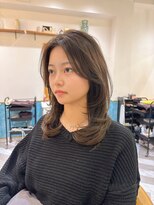 ロンドアベニール 北千住(Lond avenir) 韓国顔周り/バタフライカット/ミディアムレイヤーカット北千住