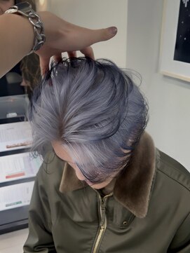 アドネ プライム(adne prime) センターパートウルフ/エンドカラー