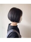 ダークアッシュミニボブ