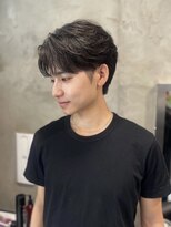 クロム(CHROM)&nbsp;【大人気！！！】黒髪フェザーパーマ