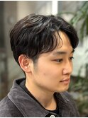 センターパート.毛流れパーマ.ニュアンスパーマ