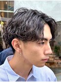 波巻き×ツイストスパイラルのセンターパート