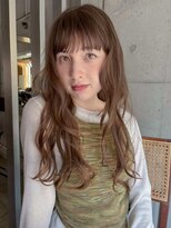 フィルムス 横浜(FILMS+)&nbsp;デジタルパーマ/ミディアムレイヤー/韓国巻き風/顔周りカット