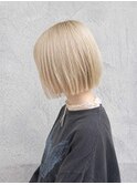 くびレイヤーエモージュ前髪モテベージュレイヤーミディ/高円寺