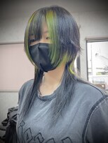 ヘアショップ ホップエム(HAIR SHOP HOP M)&nbsp;ウルフ/ウルフカット/インナーカラー//レイヤーカット/レイヤー