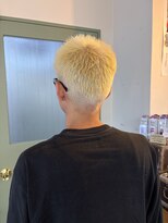 コレット ヘアー 大通(Colette hair)&nbsp;-カノン-メンズショート×ホワイトブロンド