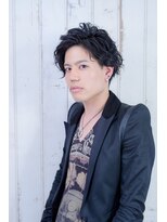 オムヘアーバイグルーマーズ(HOMME HAIR by GROOMER/S)&nbsp;#メンズ2ブロックスパイラルパーマ【水道橋Homehair2nd】