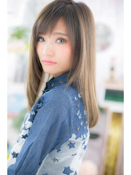 ミック ヘアアンドビューティー 大山店(miq  Hair&Beauty) 自然体の魅力… Ｉ ラインストレート