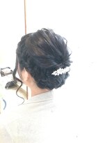 ロカット サロン(Roquat Salon)&nbsp;編み込みアップアレンジ　【ヘアアレンジ　立川/立川南/八王子】