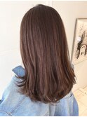 #ラベンダーカラー#セミロング