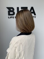 ヘアサロン ビータ(Hair salon BITA)&nbsp;グラデーションボブ×フォギーベージュ