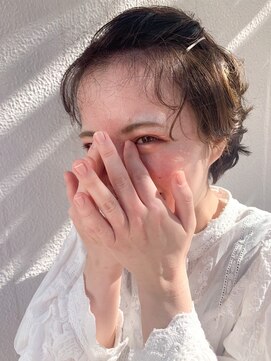 エミュ 天文館店(eMu) ショートパーマ×シアーカラー