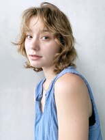 アイティー バイ アルバム 浦和店(IT by ALBUM) ぷちウルフ癖毛風_オリーブカラーハイライトカラー_47600