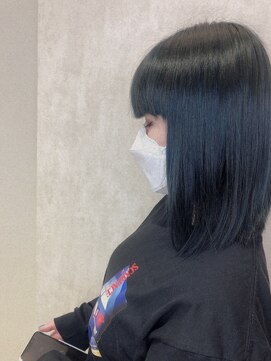 フィゼル あべのルシアス店(Aujua fizelle) ブルーブラック*増崎彩乃