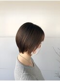 丸味のあるニュアンスショート