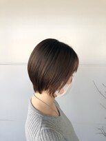 ヘアアンドメイク ムーア(Muuua)&nbsp;丸味のあるニュアンスショート