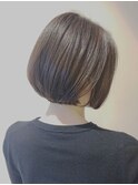 浦和ショートヘアショートカット韓国白髪ぼかし白髪染めボブ