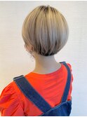 #かりあげマッシュショート