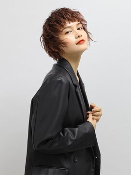 ヘアーカッティングガーデン ジャック モアザン 近鉄奈良店 グランジショート/無造作[奈良/大和西大寺駅/白髪ぼかし]