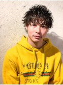 メンズ バーバー パーマ マッシュ ツイスト スパイラル