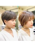 【大人女性にオススメ】ハンサムマッシュショート