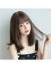 〈前髪つるるん〉カット+前髪ストレート