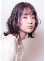 コルテヘアー(corte.hair) ダークバイオレットボブ☆