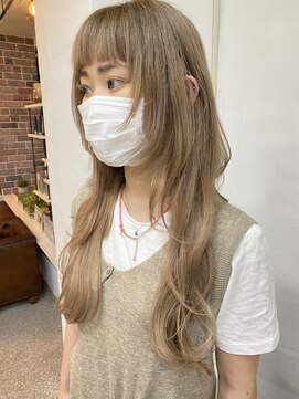 ヘアー アレス(hair ales) ブロンドベージュ、ウルフエクステ、ロングウルフ、エクステ