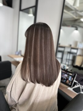 ラフ 難波店(LAFF) #黒髪#ボブルフ#ネビージュ#小顔#ワンレン